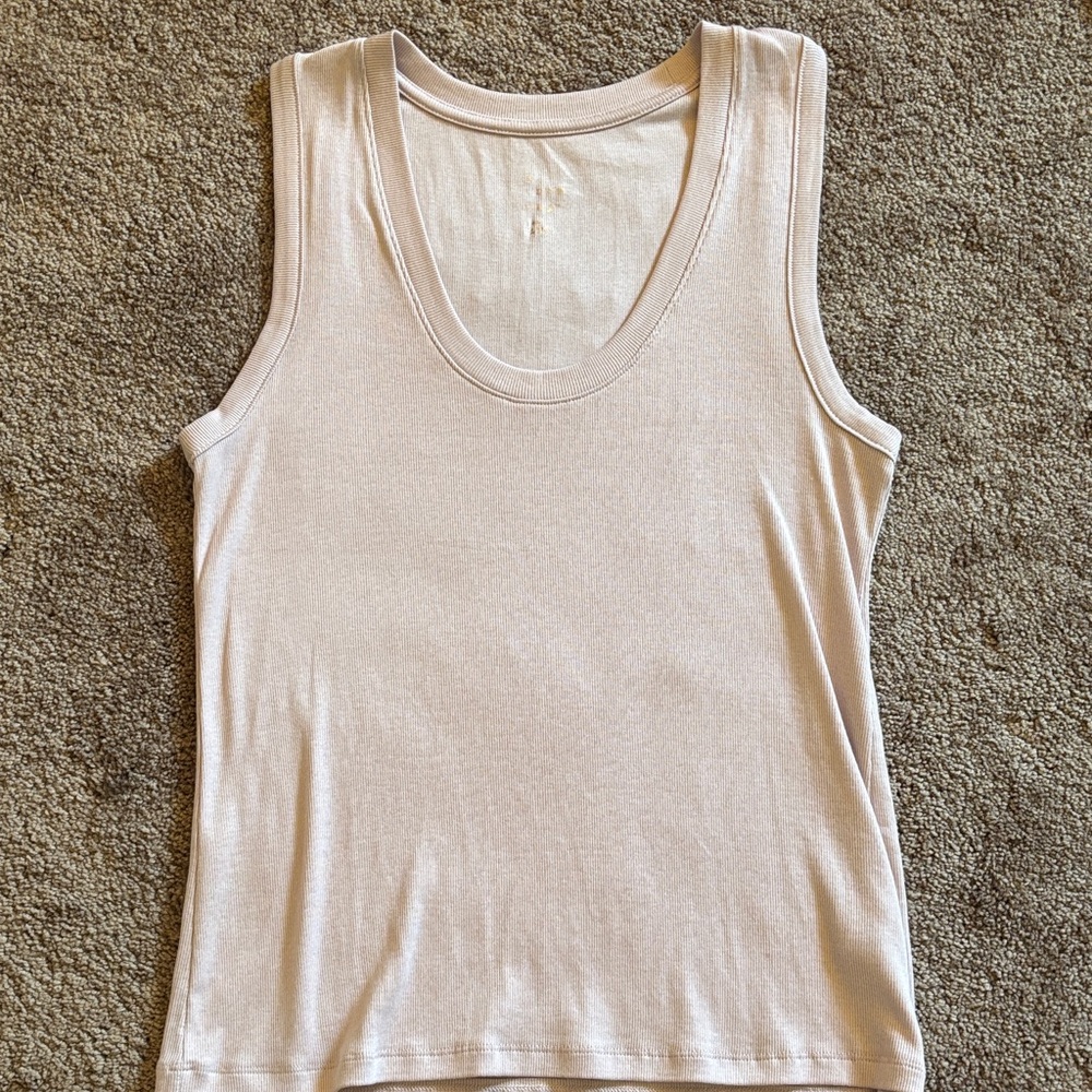 a new day Light Beige Tank Top